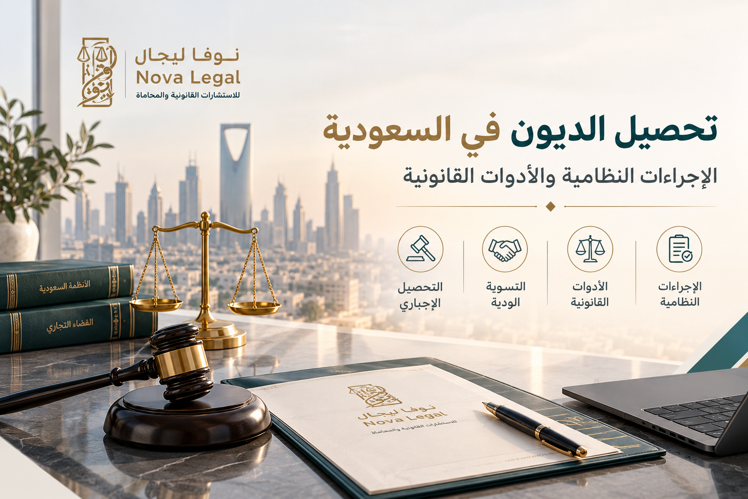 تحصيل الديون في السعودية: الإجراءات النظامية والأدوات القانونية | نوفا ليجال