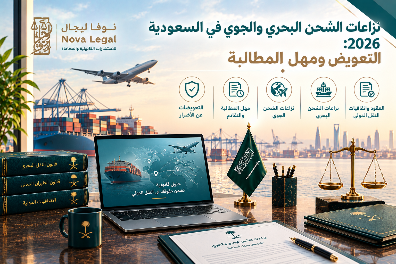 Maritime and Air Shipping Disputes in Saudi Arabia 2026: Compensation and Deadlines | Nova Legal